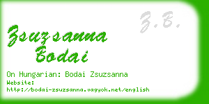 zsuzsanna bodai business card